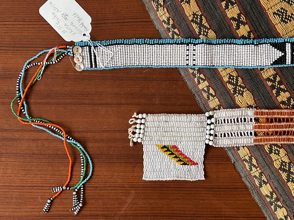 Xhosa Peoples Beaded Belt and Necklace Hunt Estate Sales