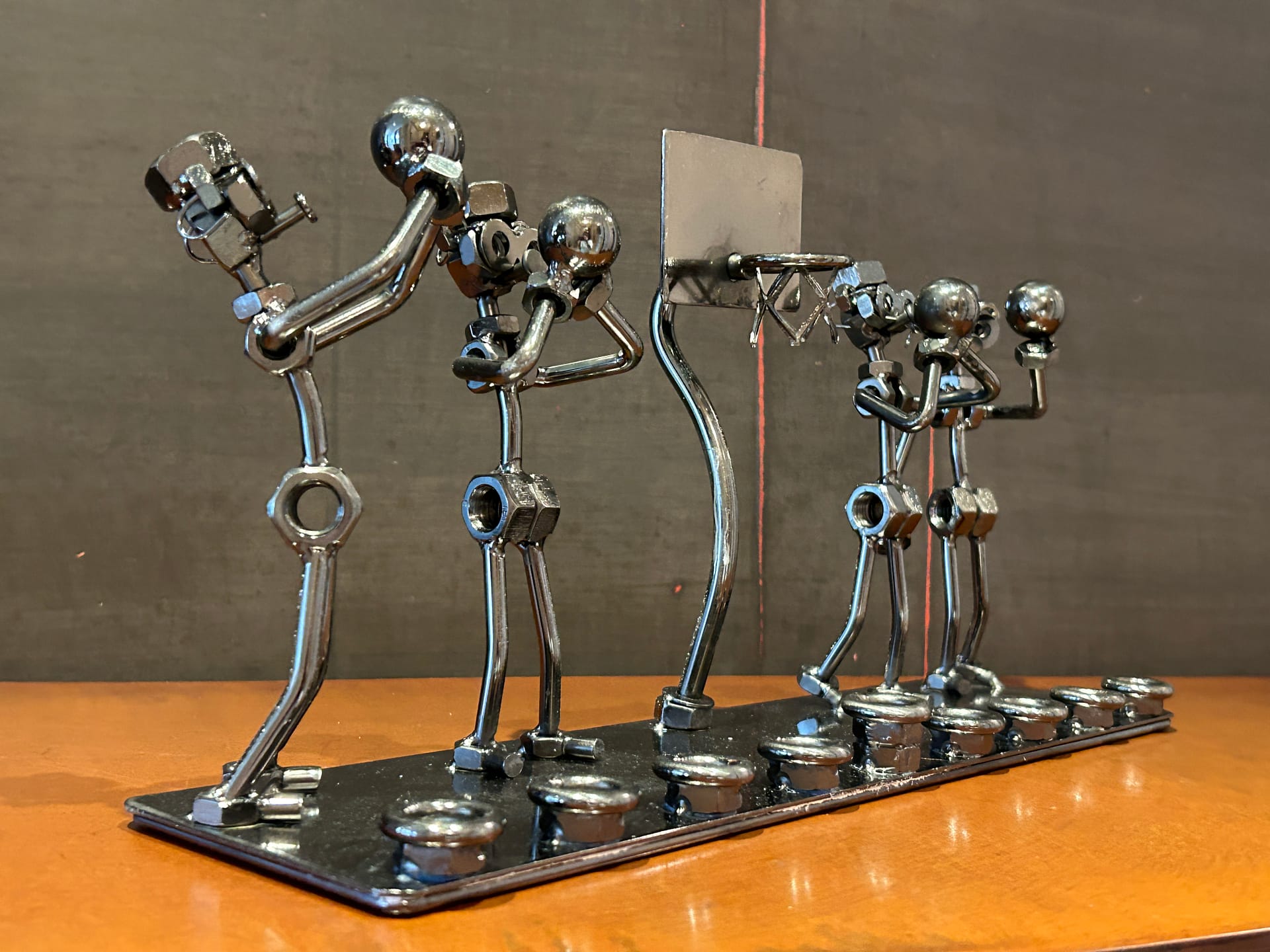 Nuts and Bolts Basketball Player Menorah Hunt Estate Sales