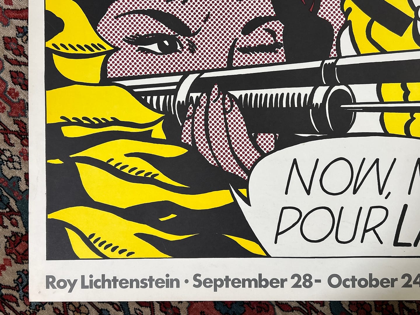 Crack! Poster for Roy Lichtenstein Exhibition (1923-1997) 1963-64