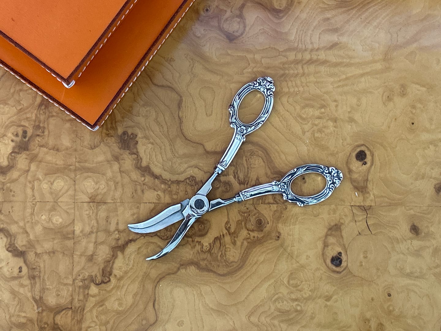 Sterling Silver Handled Grape Shears